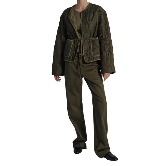 NEW SAINT ART oliver quilted jacket in olive - Picture 1 of 3